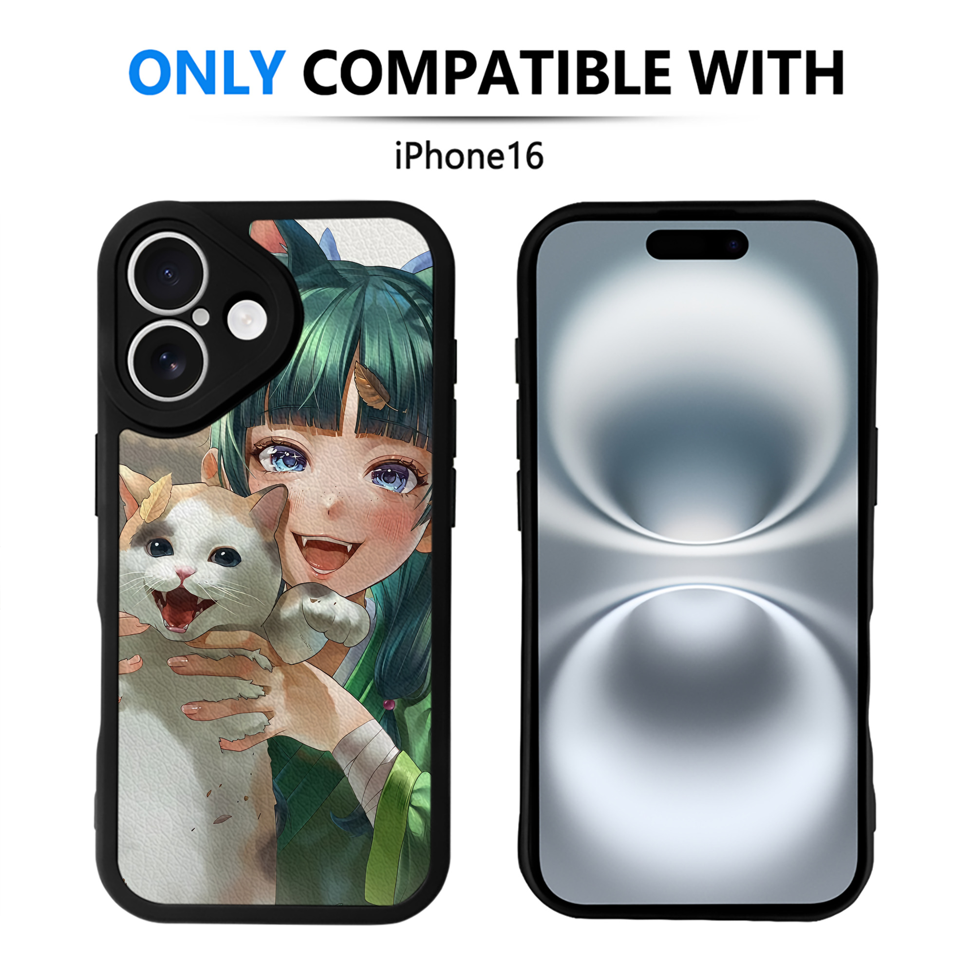 薬屋のひとりごと The Apothecary Diaries 【iPhone 16シリーズ対応】シリコンスマホケース（レザー調） 材質：シリコン